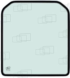 Pare brise avant pour télescopique 515,520,524 et 527 JCB 827/80270 adaptable - 055379H