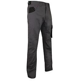 Pantalon bicolore Authentic CIMENT GRIS NUIT NOIR - LMA LEBEURRE - 1266