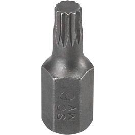 Embout male hex 6 12pans lg30/10751 DRAKKAR TOOLS - 12974
