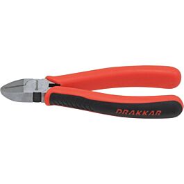 Pince coupante diagonale noire/carte dt DRAKKAR TOOLS - 13743