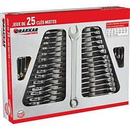 25 cles mixtes 6 DRAKKAR TOOLS - 13916