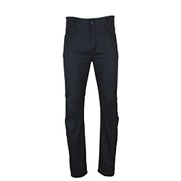 Pantalon cuisinier élastiqué cotés ceinture doublée tissu éponge GRILL NOIR - LMA LEBEURRE - 1449