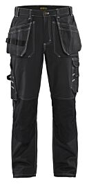 Pantalon artisan noir Blaklader 1530 coton - 153013709900C