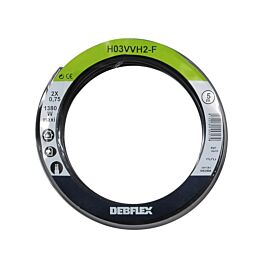 BOBINOT HO3VVH2-F 2X0.75 MM² 5M NOIR - DEBFLEX - 155313