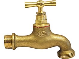 Robinet de jardin a clapet (sans raccord au nez) entree et sortie 20x27 BOUTTE - 18793
