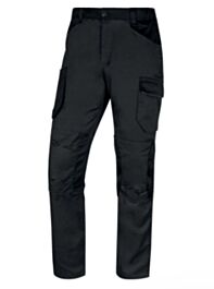 PANTALON DE TRAVAIL MACH 2 GRIS FONCÉ EN POLYESTER / COTON - DOUBLURE FLANELLE DELTA PLUS - M2PW3GG