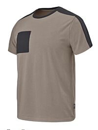 TEE-SHIRT CHISEL BEIGE / NOIR ARTISAN LAFONT - LA-C190ATT2-204