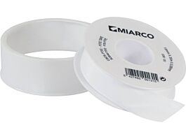 Ruban au ptfe blanc 19mmx30mx0.08mm MIARCO - 20571