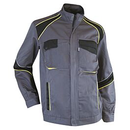 Blouson tricolore Dynamics SEMIS GRIS NOIR JAUNE - LMA LEBEURRE - 2057