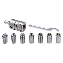 Mandrin CM4 pour fraisage + 7 pinces de 4 à 20 mm - SIDAMO - 20698008