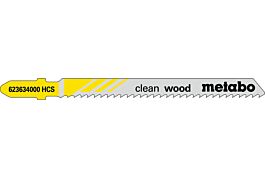 100 lames de scie sauteuse « clean wood » 74/ 2,5 mm - METABO - 623703000