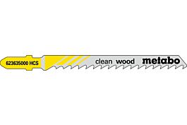 25 lames de scie sauteuse « clean wood » 74/ 4,0 mm - METABO - 623609000