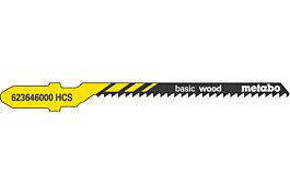 25 lames de scie sauteuse « basic wood » 51/ 2,0 mm - METABO - 623605000