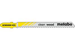 25 lames de scie sauteuse « clean wood » 74/ 2,5 mm - METABO - 623608000