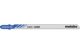 5 lames de scie sauteuse « basic metal » 106/2,0 mm - METABO - 623697000
