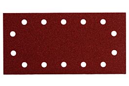 10 feuilles abrasives auto-agrippantes 115 x 230 mm, P 180, B+M, pour ponceuse vibrante - METABO - 625791000