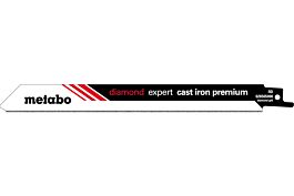 2 lames de scie sabre « expert cast iron premium » 200 x 1,0 mm - METABO - 626565000