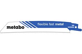 5 lames de scie sabre « flexible fast metal » 150 x 0,9 mm - METABO - 626566000