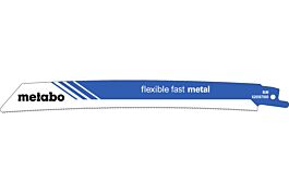 5 lames de scie sabre « flexible fast metal » 225 x 0,9 mm - METABO - 626567000