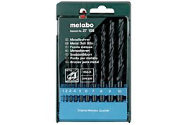 Coffret de forets HSS-R, 10 pièces - METABO - 627158000