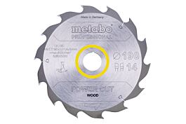 Lame de scie « power cut wood - professional », 190x30, Z14 WZ 25° - METABO - 628005000