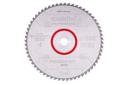 Lame de scie « precision cut wood - professional », 305x30, Z60 WZ 5° nég. - METABO - 628228000