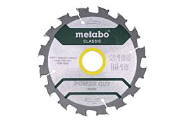 Lame de scie « power cut wood - classic », 165x30, Z16 WZ 5° /B - METABO - 628416000