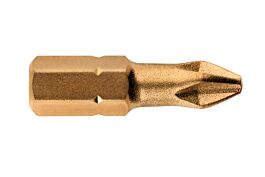 3 embouts Phillips PH 2/ 25 mm Diamant - METABO - 628501000