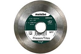 Meule de tronçonnage diamantée SP - T, 115x22,23 mm, Carrelage - METABO - 628555000