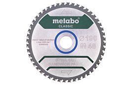 Lame de scie « steel cut/sandwich panel - classic », 190x30 Z48 FZ/FA 4°/B - METABO - 628684000
