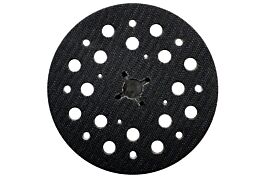 Plateau abrasif 125 mm, « multi-hole », dureté moyenne, SXE 150 BL - METABO - 630264000
