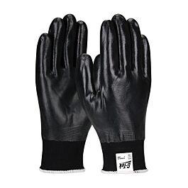 Gants doublure nylon enduction nitrile main noir - Lot de 12 - G-TEK - 34-M1001/FC