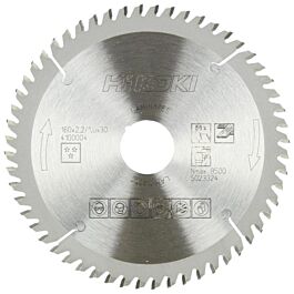 Lame de scie pour stratifié et mélamine 160x30 Z56 - HIKOKI - 4100004