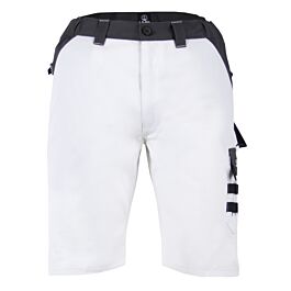 Bermuda bicolore multipoches PASTEL BLANC GRIS NUIT - LMA LEBEURRE - 6108