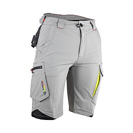 Bermuda stretch 4 WAY homme MOLECULE GRIS SOFT - LMA LEBEURRE - 6151