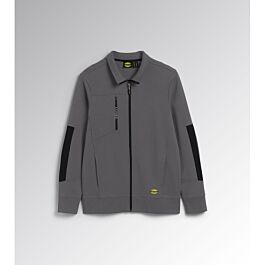 Sweat-shirt de travail gris ZIP LITEWORK - Diadora - 17875575070