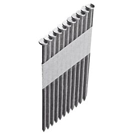 Clous à  tête en D 34° 3.1x75 mm annelée galvanisé chaud - Lot de 2500 - HIKOKI - 705459