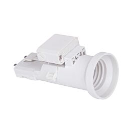 DOUILLE E27 + FICHE DCL 2P+T BLANC - DEBFLEX - 712780