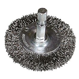 Brosse circulaire 100X0.3 avec queue 1/4