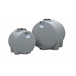 CUVE STOCKAGE HORIZONTALE GRIS EN PE RONDE 500L - RENSON - 818264