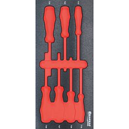 MODULE MOUSSE FINITION METAL VIDE TOURNEVIS TORX - DRAKKAR TOOLS - 84214