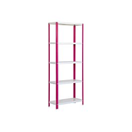 Rayonnage intérieur 1800x1000x400 - 5 niveaux Rose/Blanc - SIMON RACK - 8425437062223