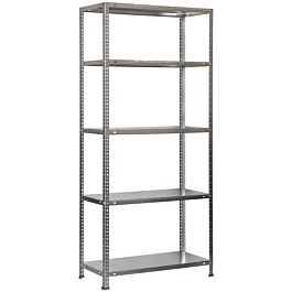 Rayonnage métallique léger à vis 1800x800x500 - 5 niveaux Galvanisé - SIMON RACK - 8425437091223