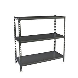 Rayonnage métallique léger sans vis 900x900x400 - 3 niveaux Anthracite - SIMON RACK - 8425437097027