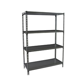 Rayonnage métallique léger sans vis 1500x900x300 - 4 niveaux Anthracite - SIMON RACK - 8425437097539