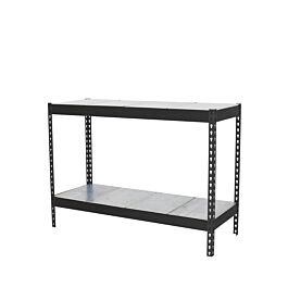 Étagère charge moyenne 500 à 600kg - 900x1200x450 - 2 niveaux Anthracite - SIMON RACK - 8425437101311