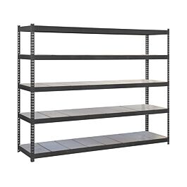 Étagère charge moyenne 500 à 600kg - 2000x2100x450 - 5 niveaux Anthracite - SIMON RACK - 8425437101830