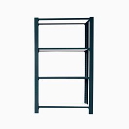 Rayonnage de bureau charge légère sans vis 1500x900x300 - 4 niveaux Anthracite/Blanc - SIMON RACK - 8425437103414