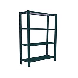 Rayonnage de bureau charge légère sans vis 1500x900x300 - 4 niveaux Anthracite - SIMON RACK - 8425437103421