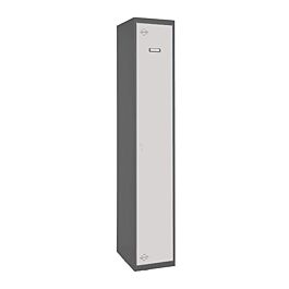 Vestiaire métallique 1800x400x500 - 1 niveau Anthracite/Bleu - SIMON RACK - 8425437105821
